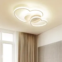 Modern LED Living Room Bedroom Taklampor Blå Vit Rosa Tecknad Pojke Tjej Barn Sovrum Taklampa Gratis Frakt i210