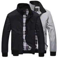 Mens Bomber Jacket Men Gray Softshell Windbreakers Rain Casual Jackets Loose Thin Coat Zipper Streetwear Black,Blue Asian Size