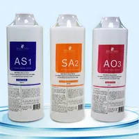 Skönhetsinstrumentlösning AS1 SA2 AO3 Flaska / 400ml Normal hud Mikrokristallin Peeling Water Facial Essence Lämplig för salonger och familjer