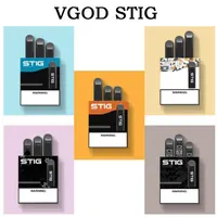 2020 Vgod Stig Disposable Vape Pen Kit 270mAh Fully Charged Battery With Capacity empty pods stig Disposable E-Cig Kit