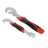 Universal wrench multifunctional rapid pipe wrench 2pcs combo tube wrench cusp hook type bibcock activity universal spanner tool