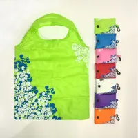 Faltbare Einkaufstasche im chinesischen Stil wiederverwendbare umweltfreundliche Lebensmittel Taschen langlebige Handtasche nach Hause faltbare Aufbewahrungstaschen Beutel Tote DBC DH1044