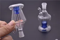 Neue kleine Backwater Glas Bong Oil Rig Rauchen Wasser Bongs weibliche 10mm Tupfen Rigs mit Glasschüssel und Schlauch