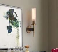 Moderne Kupfer Wandleuchte Postmodernen Licht Luxus Wohnzimmer Studie Schlafzimmer Einfache nordische Muster Villa Wandleuchte