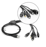 5 in 1 USB-1.2M-Ladegerät Ladekabel Kabel für Nintendo NDSL / NDS NDSi XL 3DS / PSP / WII U GBA SP