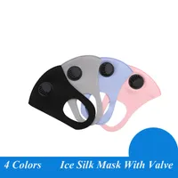 Masque facial anti-poussière Earboop avec soupape respiratoire Masques de bouche réutilisables Doux respirant anti-poussière de protection de bonne qualité