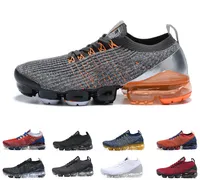 Cojín 2019 Vapormax Flyknit 3.0 Zapatos para correr Hombres Mujeres Clásico Triple Negro Blanco Entrenadores Deportes Funcionamiento 3 Zapatos para caminar del diseñado