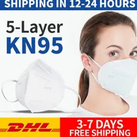 US estoque! Folding máscara facial com Certificação Qualificada Máscaras Anti-pó cara Atacado Rápido Frete Grátis por DHL