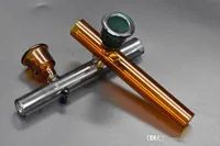 laboratórios atacado tubos mão tabaco Mini cachimbos rolos compressores cachimbos de vidro mão Fumar Cachimbo pequeno Populares forma de chifre