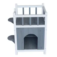Yavru Tahta Ev Taş Mobilyaları Kazı Kazı Kurulu Yatak Tuvalet Kediler Pet Karton Oyuncak Ağacı Kedi Scratcher Mobilya