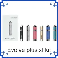 2021 Yocan Evolve Plus XL kit Wax Pen 1400mAh Battery Big Capacity cigarette Update Vision EvolvePlus Starter Kits WaxDab Dabber Tool mod vs cookies uni