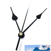 DIY 시계 메커니즘 블랙 DIY 석영 시계 이동 키트 스핀들 메커니즘 수리 손으로 교차 스티치 이동 시계 세트