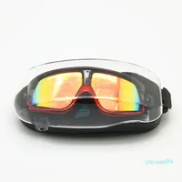 lüks-Rx Reçete Yüzme gözlükler Miyop Optik Swim Gözlükler Düzeltici Şnorkel Maske 0 Free Kulak Tıkaçları Depolama Davası -800 için