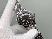 U1 Top Quality NTTD Watch 42mm Não há tempo para morrer homens relógios Movimento automático Montre de Luxe Limited James Bond 007 OTAN 300M relógios de pulso