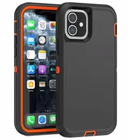 Robust hybridsocksäkert telefonfodral för iPhone 14 1312 11 Pro Max XR X XS 7 8 Plus 6 6S Galaxy Note 20 S20 S0 Ultra S10 S10E Note 9 8 S9 S8 Belt Clip Protective Back Cover Cover