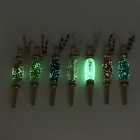 Neueste Bunte Luminous Noctilucent Anhänger Diamant-Dekoration Tragbare Shisha Waterpipe Shisha Rauchen Filtermundstück Tipps Mund DHL