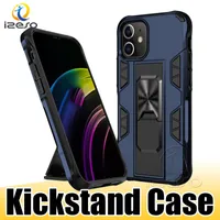 Kickstand Fodral för iPhone 13 Pro Max 12 11 XS Max XR Moto g Stylus G9 Spela Protector Cover Mobiltelefonväska med ringhållare Izeso