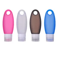 1pc 98 ml make-up navulbare flessen draagbare lege siliconen reizen verpakking pers fles voor lotion shampoo bad container