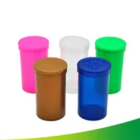 Rökning Tillbehör Mini Container Förvaring Fodral Multicolour Plastfodral Akryl 19 Dram Tom Squeeze Pop Top Bottle Dry Herb Box Multicolours 1 5xB D2