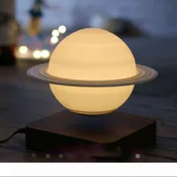Magnetic Levitation 3D Printing Saturn light Lamps Decoration Atmosphere Table Lamp Creative Technology Gift Night Lights 10089