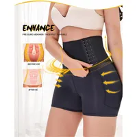Shaper BuLifter Hip Enhancer Padded High Waist Tummy Control Panties Invisible Briefs Fake Ass Buttock Slimming Thigh 1903