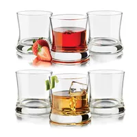 1 PCS Lead-free Crystal Bourbon Whiskey Glass White Spirits Mug Scotch Cups Wine Cup Home Bar Drinkware