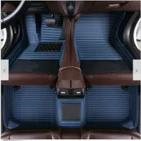 Para Nissan Kicks 2017-2020 Car Floor Mats Frente Verso Liner Auto impermeável para todos os climas tapete