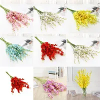 5 Forks Simulation Dried Artificial Flowers Rich Color Flower Hotel Wedding Decoration Plants Easy To Put 1 85lk E2