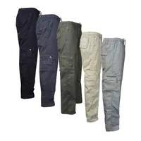 Pantalones para hombre para hombre liviano transpirable seco rápido otoño casual estilo sólido pantalones tácticos