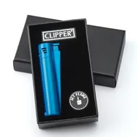 Nuevo lujoso antorcha encendedor original Clipper Lighter Molding Jet Flame a prueba de viento Flint Encendedor Pipe Butano Metal Gadgets Regalo para hombre