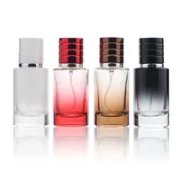 20ml verre vide bouteille de parfum Rechargeables Pulvérisateur Atomiseur Conteneur de bouteilles d'huile essentielle Déodorant en dégradé de couleur