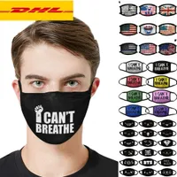EU Stock eu não posso respirar máscaras Máscaras laváveis ​​Máscaras Verão Out Door Esporte equitação Moda Máscara Designer para Adultos DHL navio