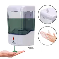 自動液体石鹸ディスペンサー700ml壁掛けディスペンサータッチレスセンサー赤外線石鹸のためのバスルームCCA12390 30pcs