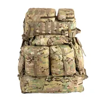 Exército Americano FILBE Mochila Assembléia completa com moldura e tiras de cintura, Tactical Army Assault hidratação Pack Multicam