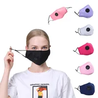 PM2.5 Anti-fog filtro Máscara Máscara Dustproof cara com a respiração Máscaras Válvula lavável reutilizável PM2.5 de protecção