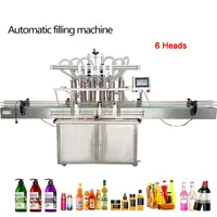 İmalat Makineleri Otomatik İçecek Üretim Hattı Kutular Bira Yağ Su Suyu Sıvı Dolum Makinesi Şişe Suyu