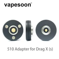 Vapesoon001 510 Адаптер для VOOPOO Drag X 80W Drag S 60W Pod Kit с 510 Thread Атомайзер электронной сигареты DHL Бесплатная доставка