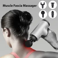 3000r/min Massage Gun Muscle Relaxation Massager Vibration Fascial Gun Fitness Equipment Noise Reduction Design For Male Female