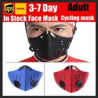Reusable Cycling Mask With one free Filter face mask lowest price Activated Sport Running Training Road Bike designer face masks