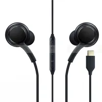 USB-C Jack hörlurar hörlurar Högkvalitativt Wired Headset för Samsung Galaxy Note 10 Plus S20 Ultra Typ C Plughörlur A6S A9S