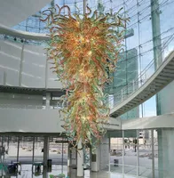 Nowoczesne lampy wiszące żarówki LED 110V 220V Unikalny styl krystaliczny żyrandol lekki hotel hotelowy lobby