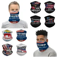 Trump 2020 bufanda pañuelos de la mascarilla sin fisuras Tubo mágico Keep America Gran vendas de deportes al aire libre Ciclismo Headwear cuello polaina fy9156