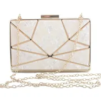 ABERA 2020 hot women patchwork Acrylic evening clutch bags wedding banquet clutch purse candy color party bags drop shipping MN1368