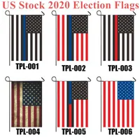 US Stock 2020 Election Flag 30 * 45cm élection présidentielle Bannière Keep America Great Trump Biden campagne Drapeau DHL Drapeau Noël Expédition