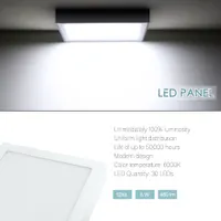 6 W LED Panel Işık Soğuk Beyaz LED Aydınlatma Armatürü Ofis Okul Otel ve Ev Dekorasyon için