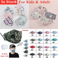 Free Ship In Stock Face Masks For Adult Kids Protective Mouth Mask Anti Pollution With Valve Filter High Quality Designer Outdoor Masks