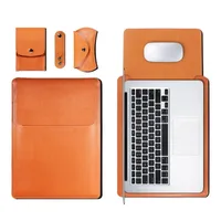 Tablet PC PU Leather Bag Cases For Macbook Air Pro 11 12 13 15 16 Inch Cover A1466 Liner Sleeve 13.3 A2179