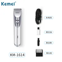 Kemei KM-1614 Şarj Edilebilir Saç Kesme Elektrikli Akülü Saç Düzeltici Pro Saç Kesme Makinesi Sakal Trimer Erkekler Için
