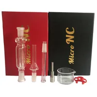 Nectar Collector Kit 10mm Happy Water Tube 10mm med matel nagel rökning vatten glas rör i lager