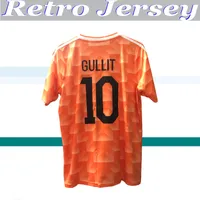 1988 HOLLAND РЕТРО VINTAGE Гуллита Ван Бастен Таиланд качество 88 трикотажных изделия футбола мундиров трикотажных изделий футбола рубашка вышивка Camiseta Futbol